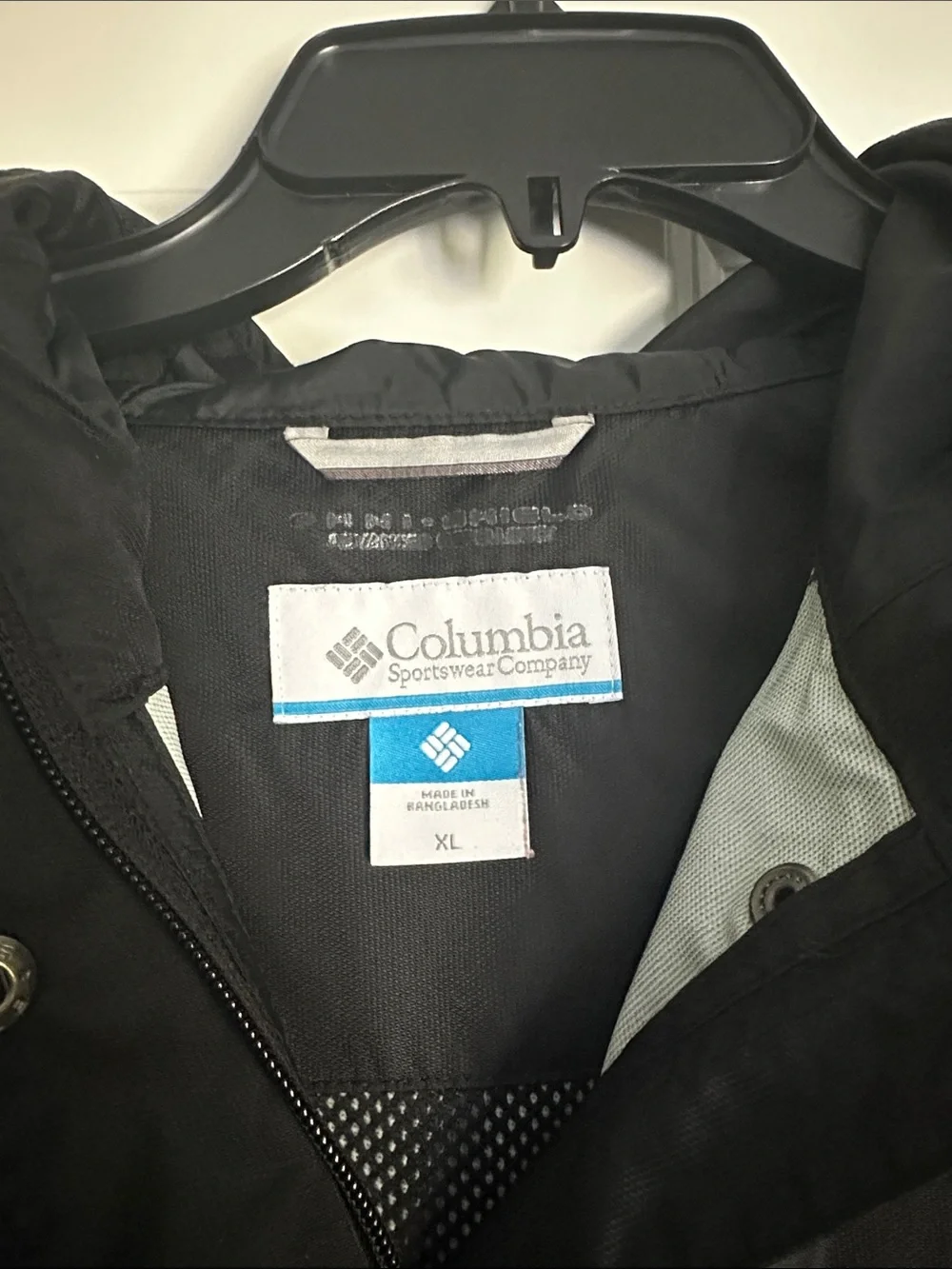 Columbia long rain jacket